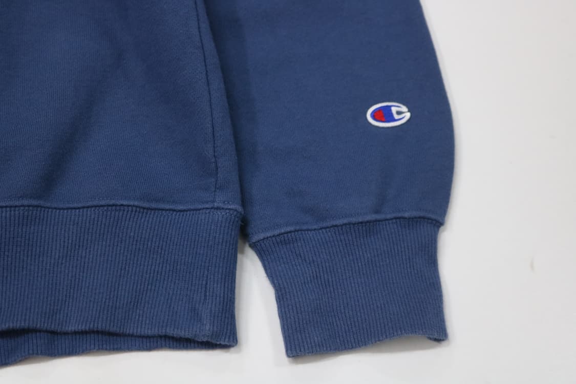 챔피온 빈티지 오렌지 자수 로고 모크넥 스웻셔츠 (M) 상품이미지5