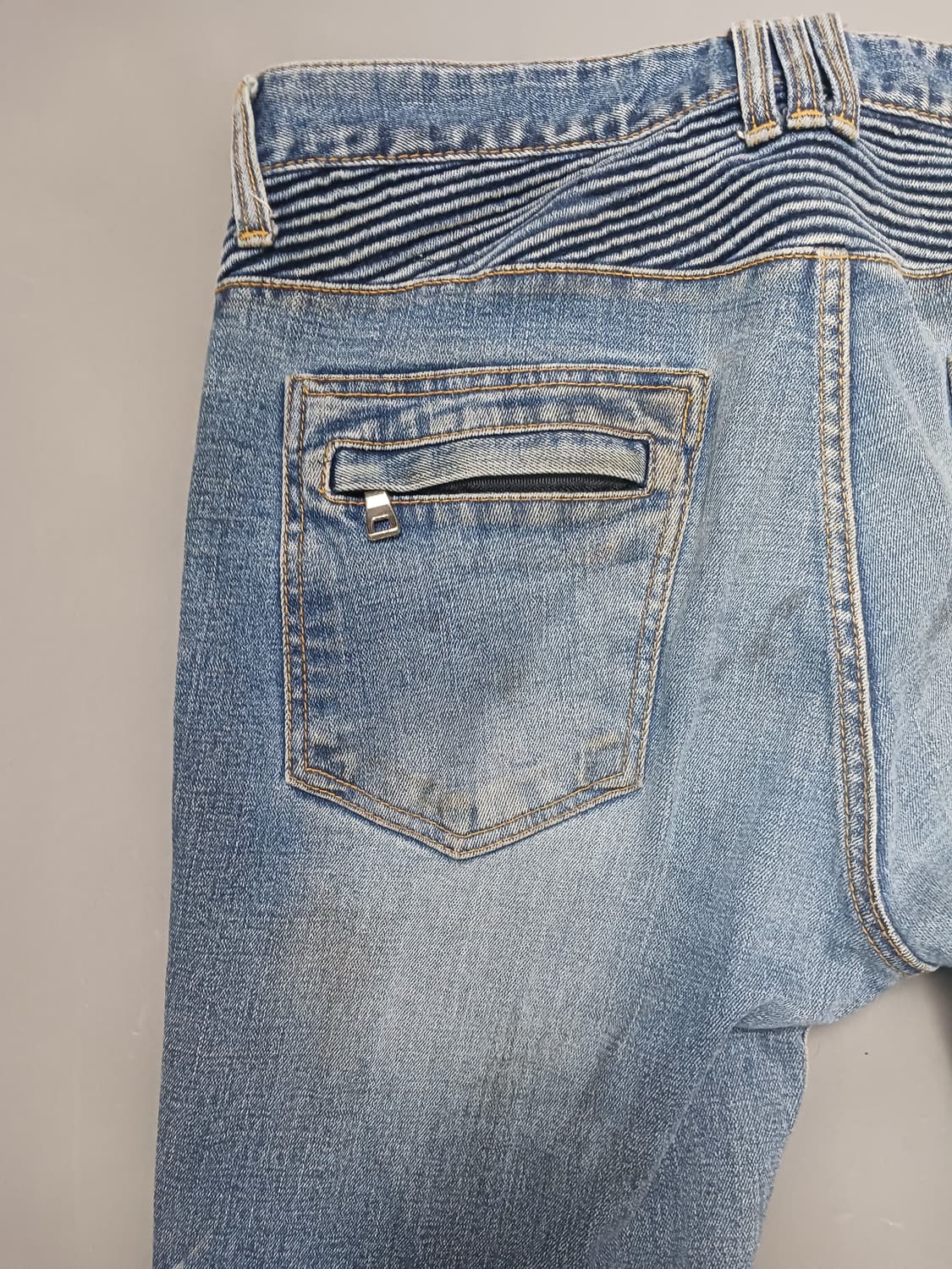 [35] 발망 더티 오일 워싱 바이커진 청바지 상품이미지8