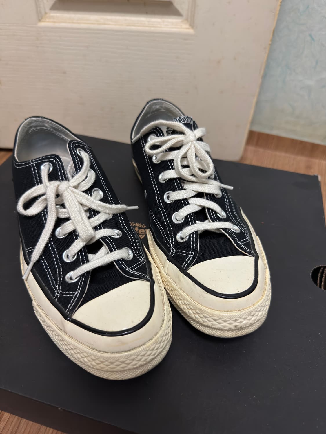 급처)컨버스 척70 로우 블랙 255 상품이미지1