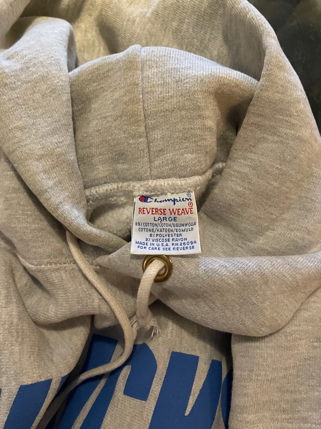 90s USA 빈티지 챔피온 리버스위브 후드 스웻 셔츠 상품이미지7
