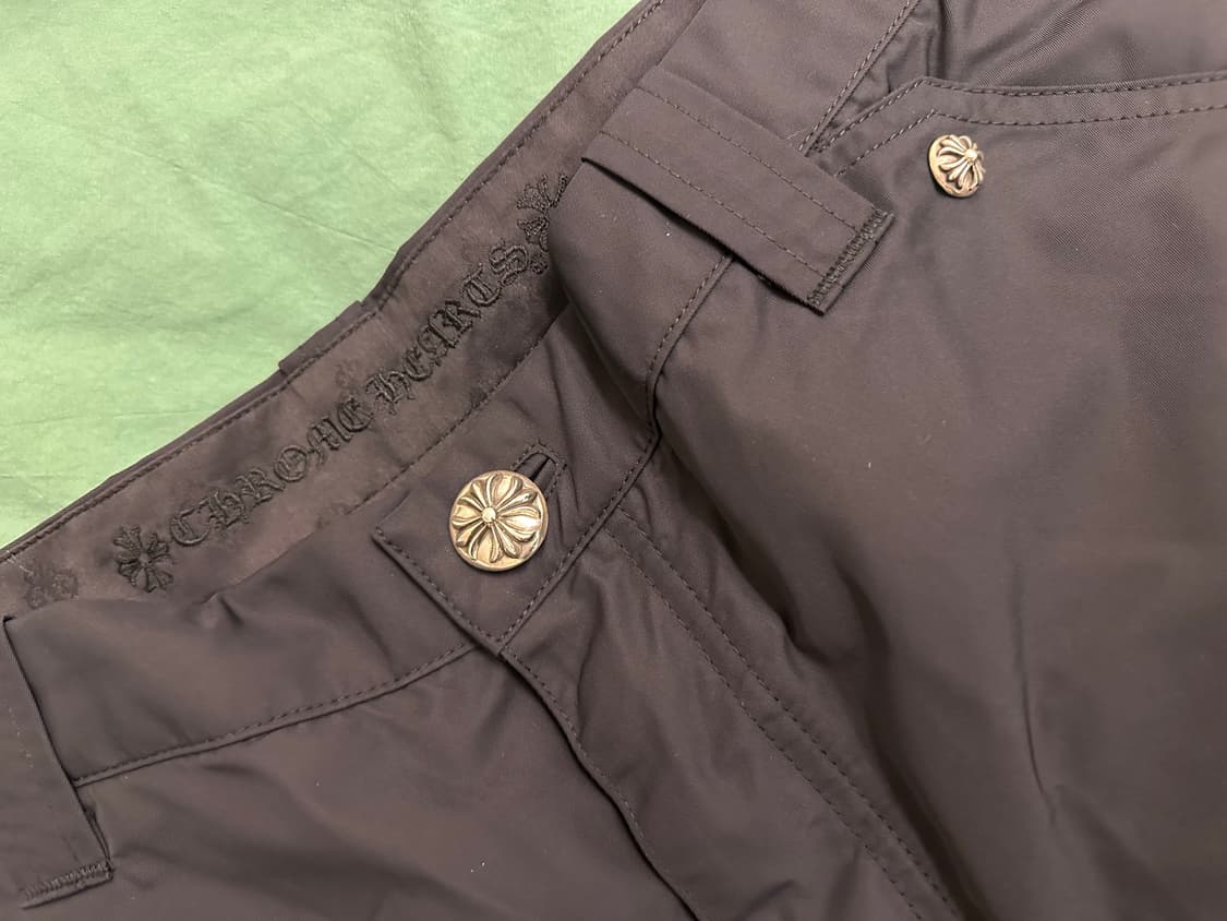 [36] 크롬하츠 나일론 레더 카펜터 워크 팬츠 새제품 상품이미지7