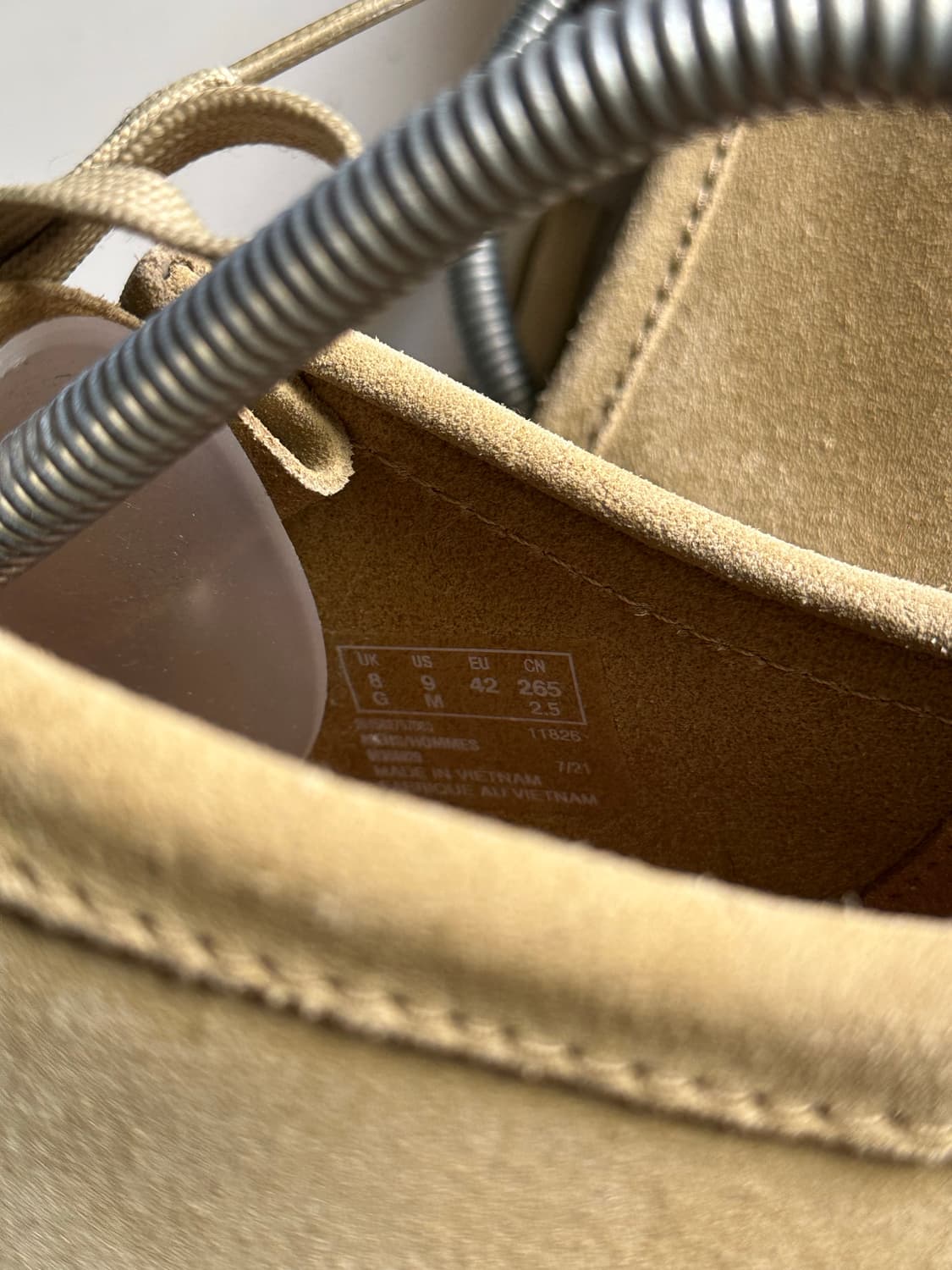 클락스 왈라비 스웨이드 베이지 (9US)265-270 상품이미지5