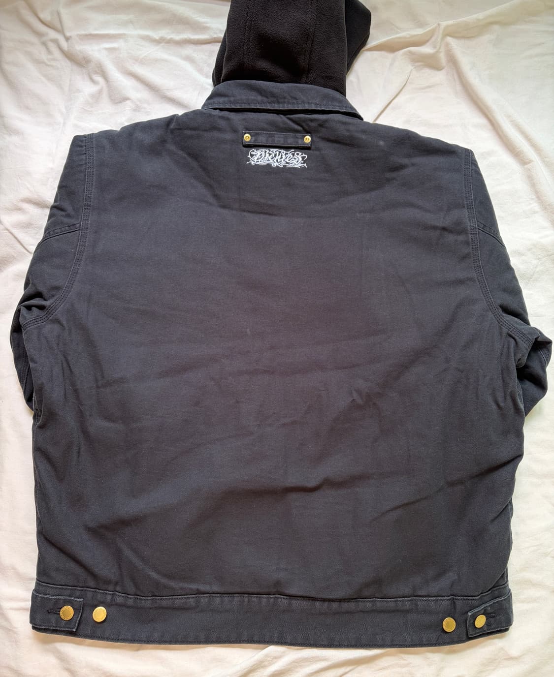 슈프림 x 디키즈 후드 워크 자켓 블랙 24FW Supreme 점퍼 상품이미지6