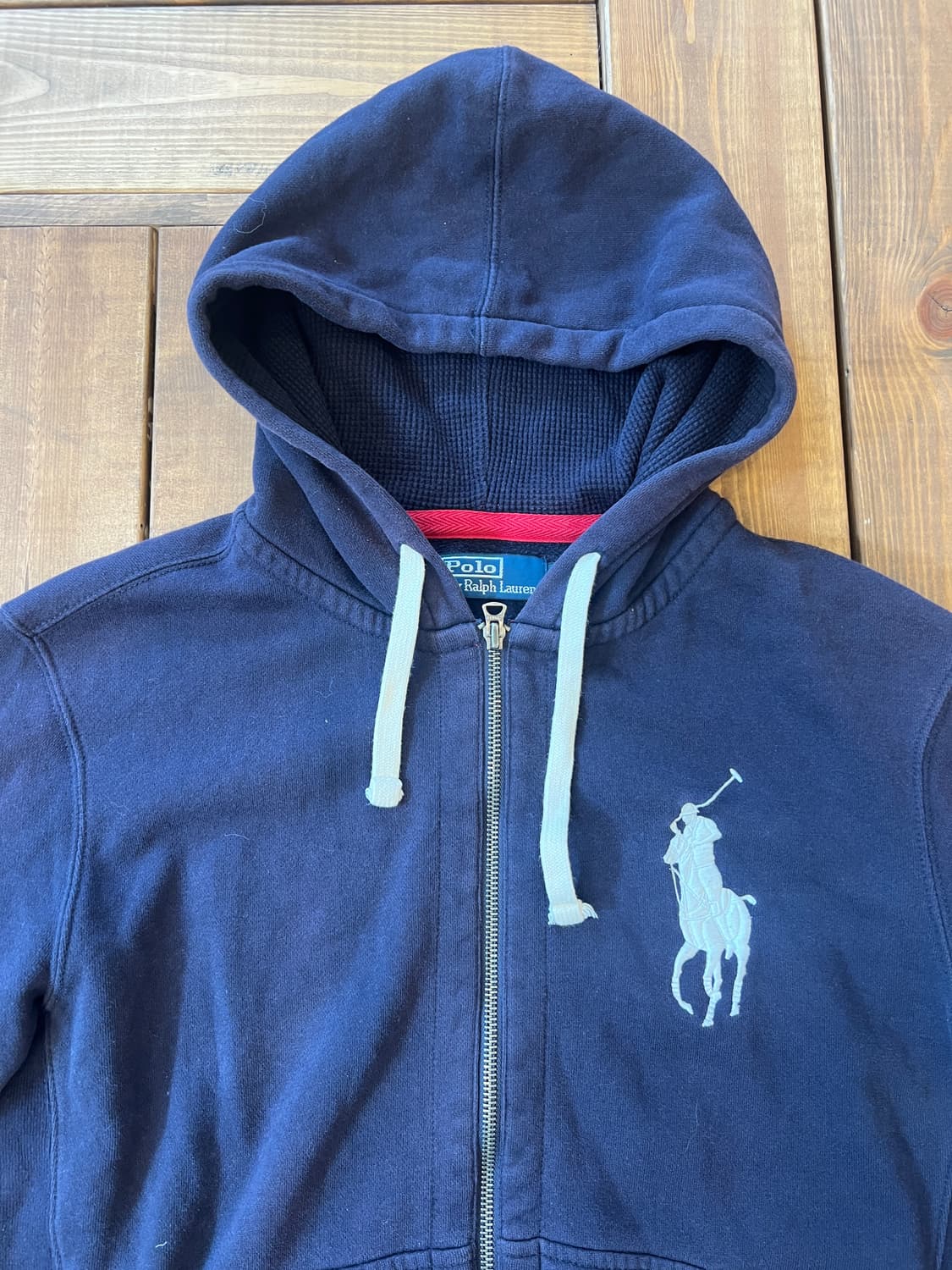 폴로 빅포니 네이비 후드집업 상품이미지7