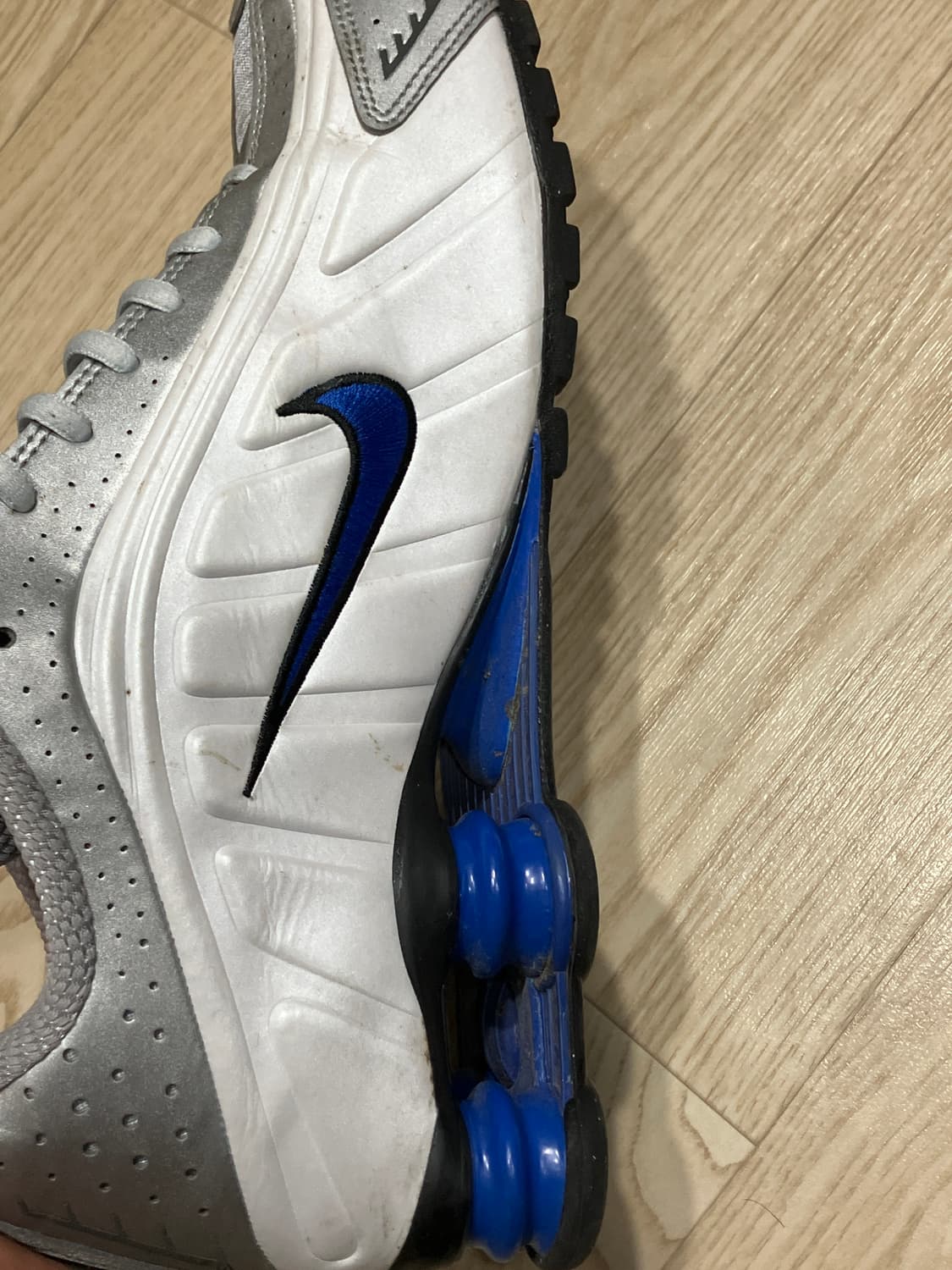 나이키 샥스 R4 화이트 레이서 블루  상품이미지5