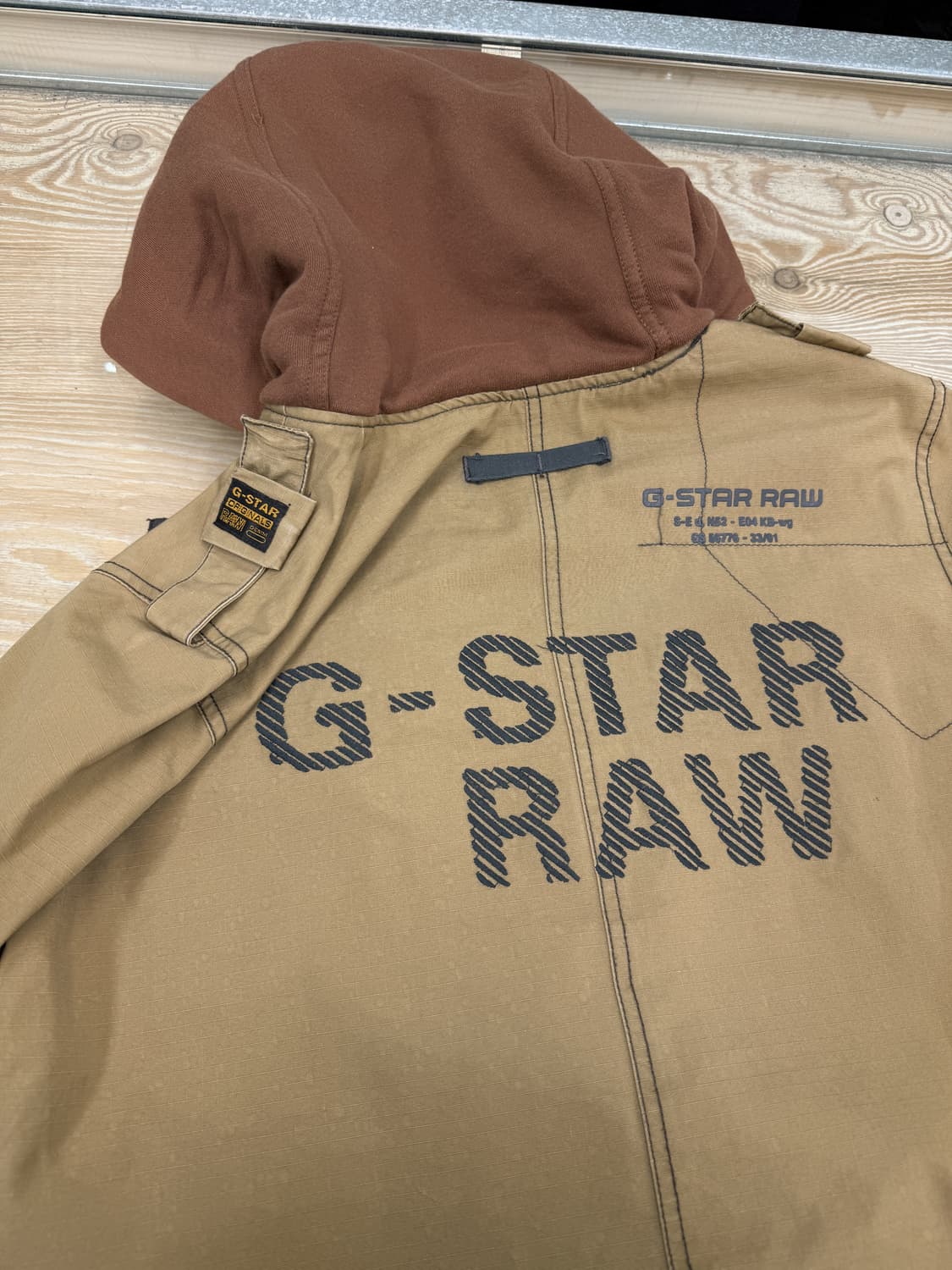 지스타로우 그런지 밀리터리 후드 자켓 상품이미지7