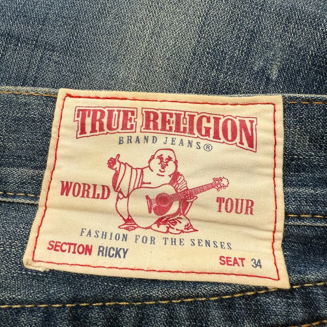 [정품/36] 트루릴리젼 블루 데님 청바지 b10 상품이미지5