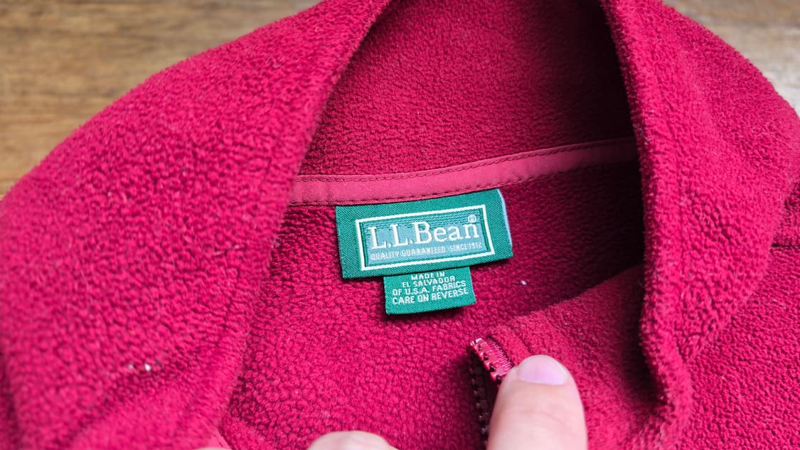 L.L.Bean 엘엘빈 집업 플리스 자켓 Made In USA 여성 OS 상품이미지7