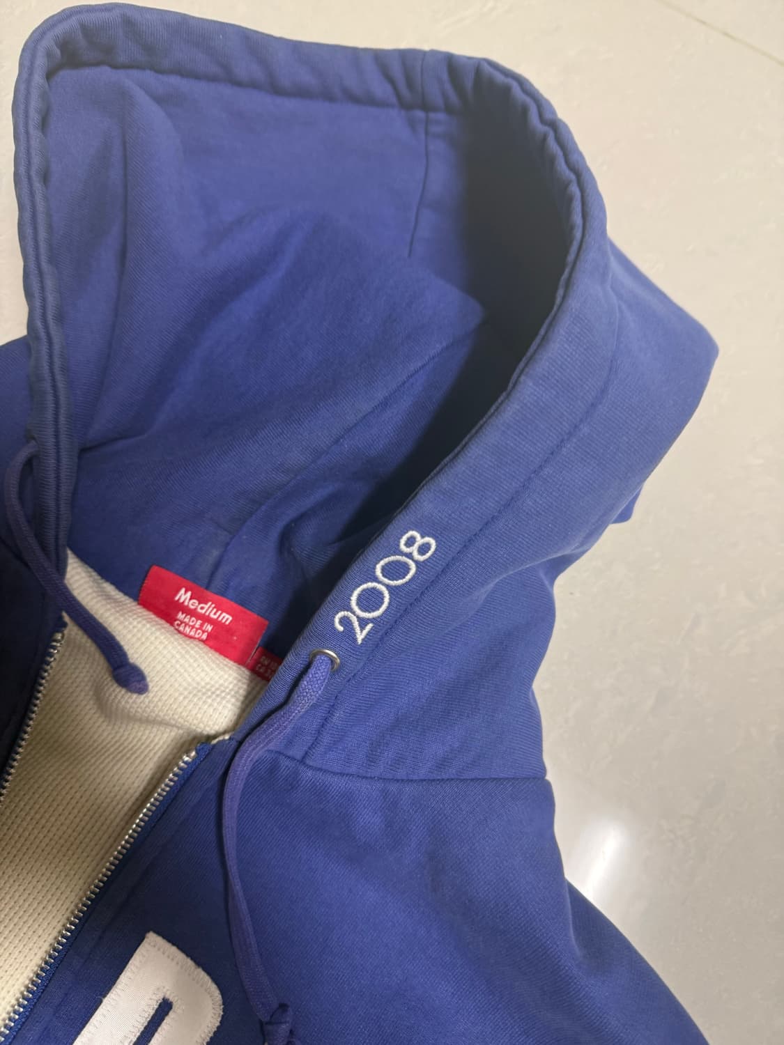 슈프림 2007 fw 아치 로고 써멀 후드집업 상품이미지3