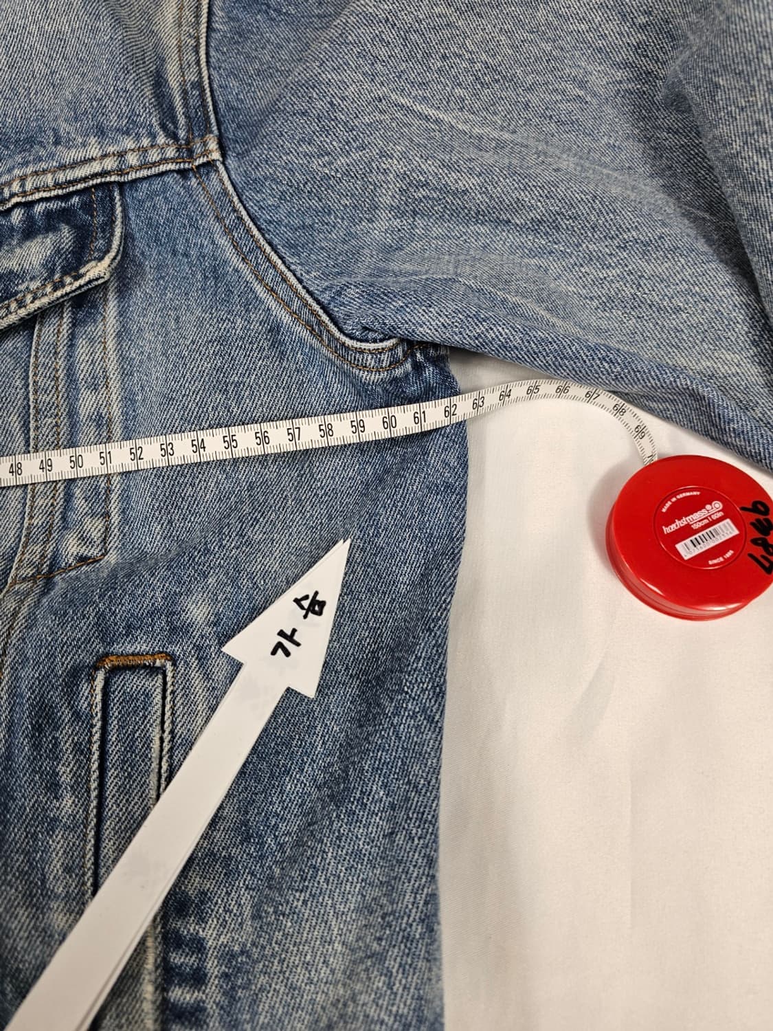 발렌시아가넥로고데님자켓 상품이미지5