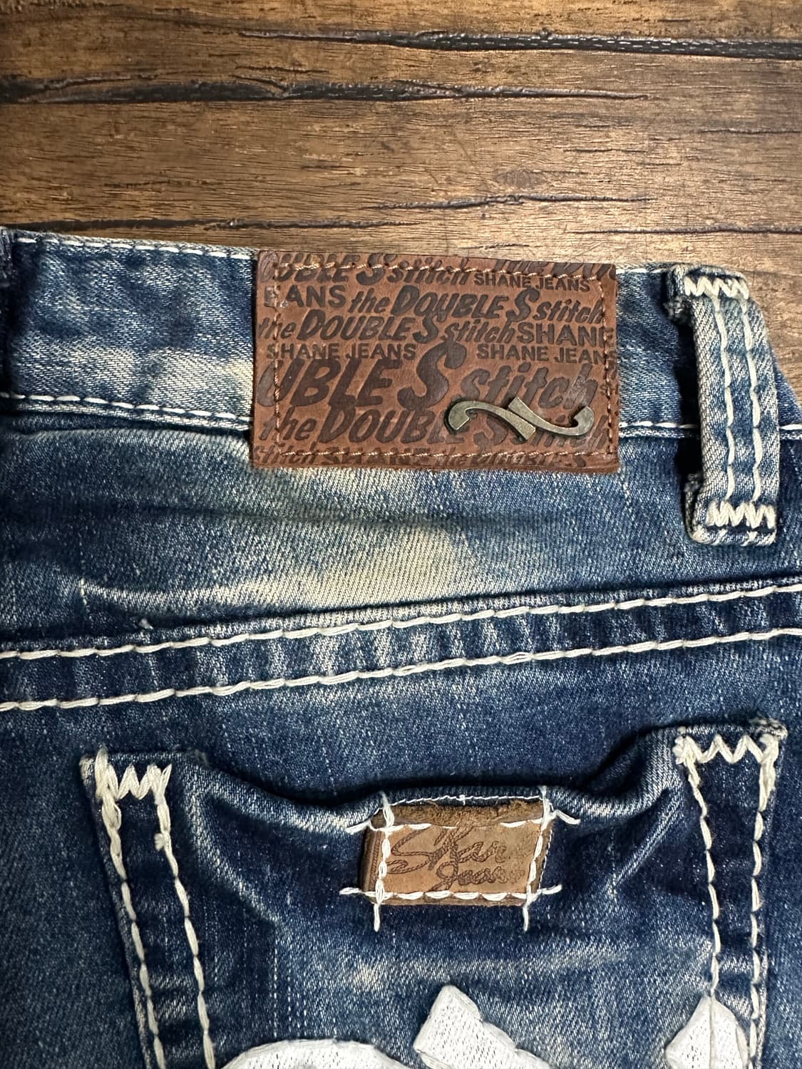 Y2K SHANE JEANS 워싱 데님팬츠 27-28 상품이미지5