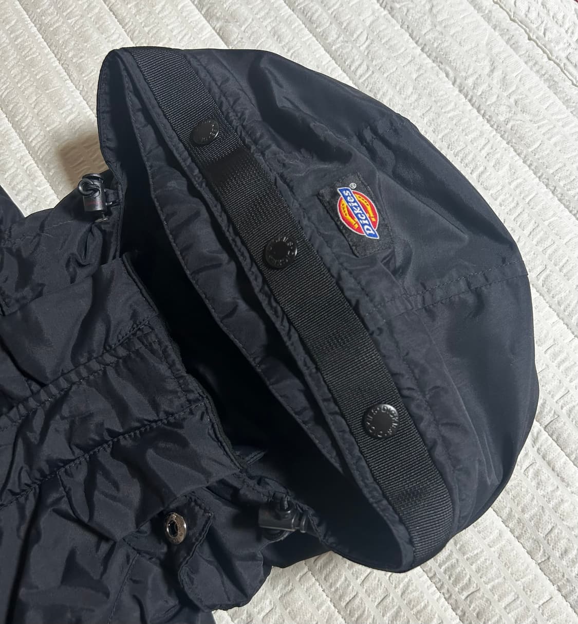 디키즈 후드 바람막이 자켓 블랙 (S) 상품이미지4