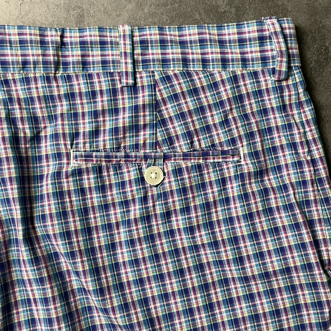 RALPH LAUREN 랄프로렌 빈티지 블루 체크 하프팬츠 A01072 상품이미지7