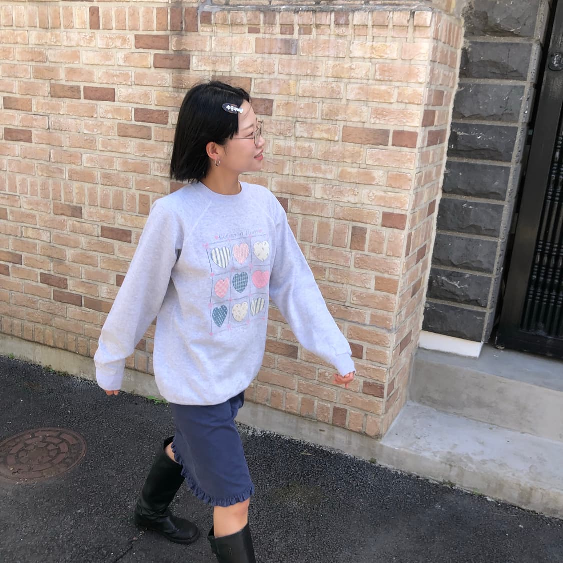 90s USA HANES Sweat Shirt 미국생산 스웻셔츠 맨투맨 상품이미지4