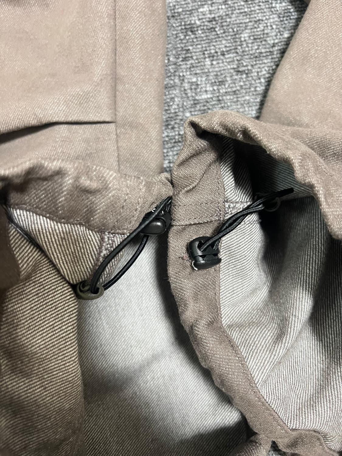 hatchingroom snow jeans washed brown 2 상품이미지5
