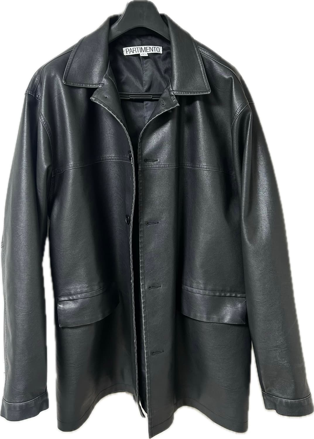 파르티멘토 VTG 워시드 레더 카코트 L 상품이미지1