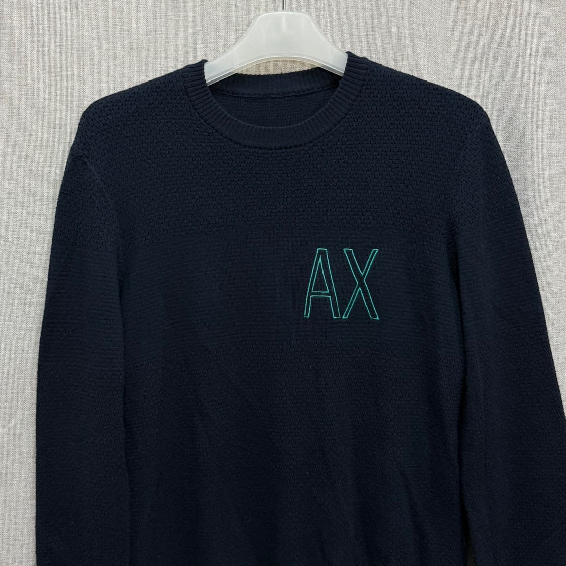 [매장판/100] 아르마니 익스체인지 A|X 로고 와플 니트 상품이미지3