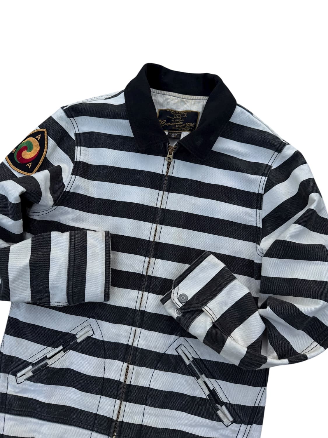 Diafvine 디아프바인 스트라이프 워크자켓 상품이미지2