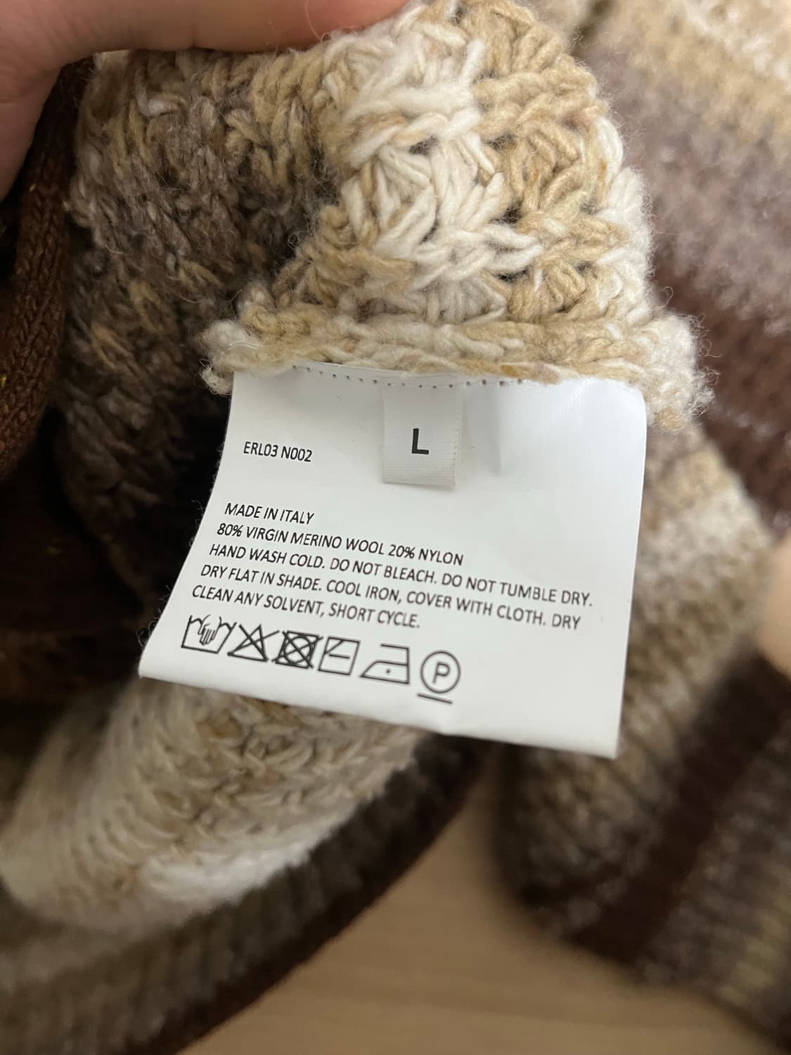 [L] ERL 니트 집업 가디건 상품이미지3