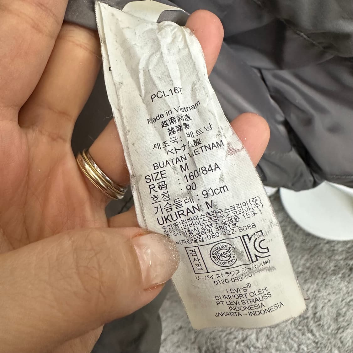   리바이스 여자 패딩 오리털 M 상품이미지6