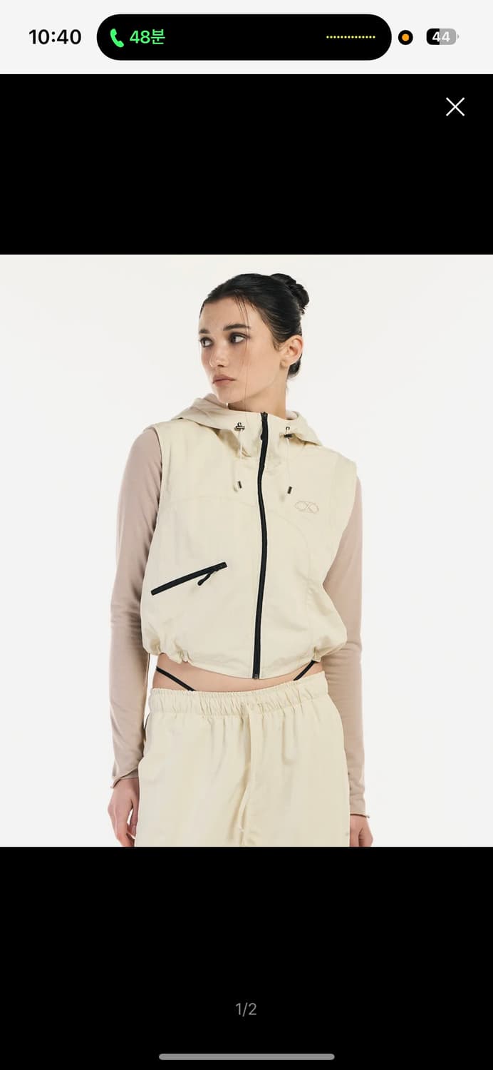 셋업이엑스이 Utility stitch hood Vest  상품이미지1