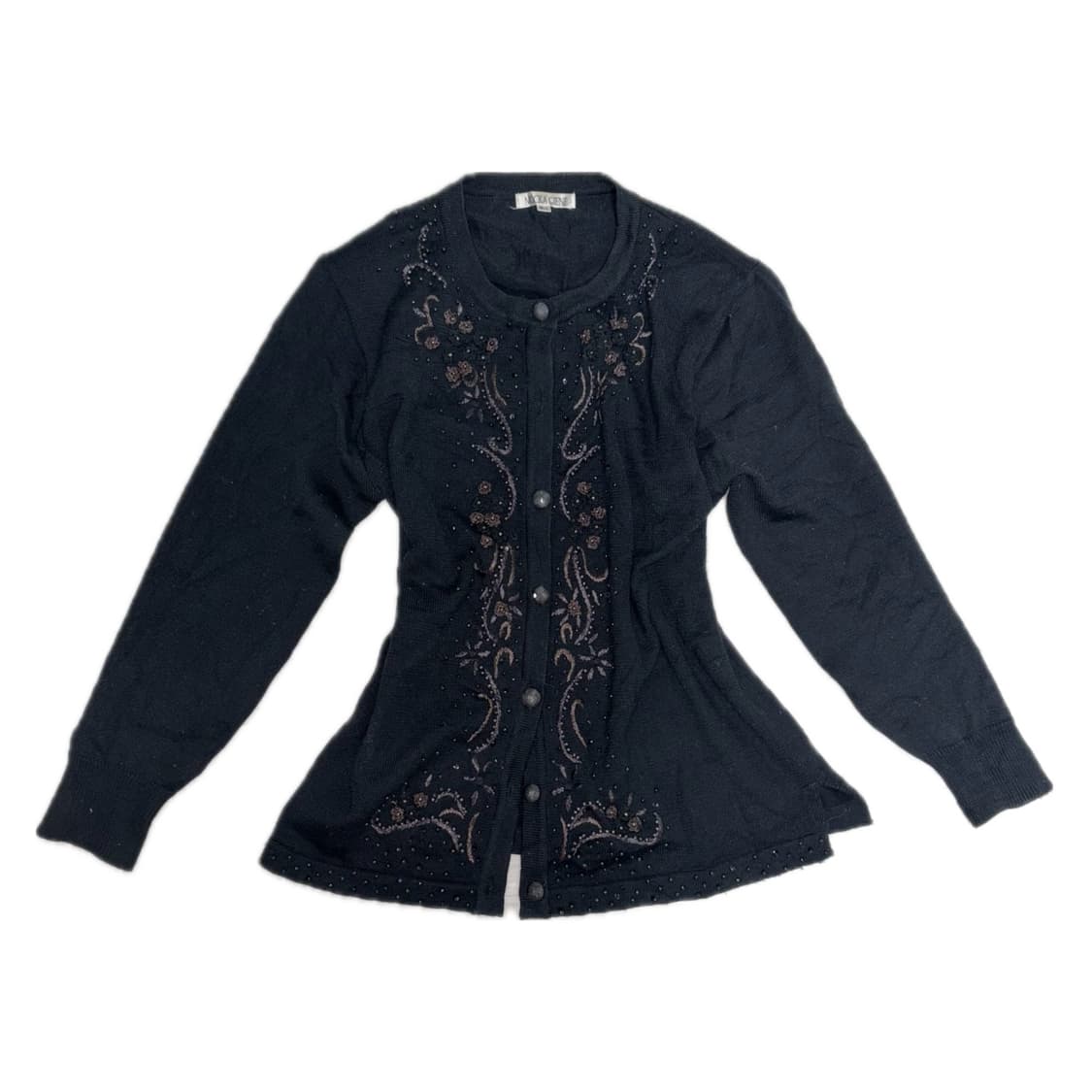 블랙 오리엔탈 페어리 자수 가디건 공겜여주 라떼갸루 히메갸루 오네갸루 상품이미지1