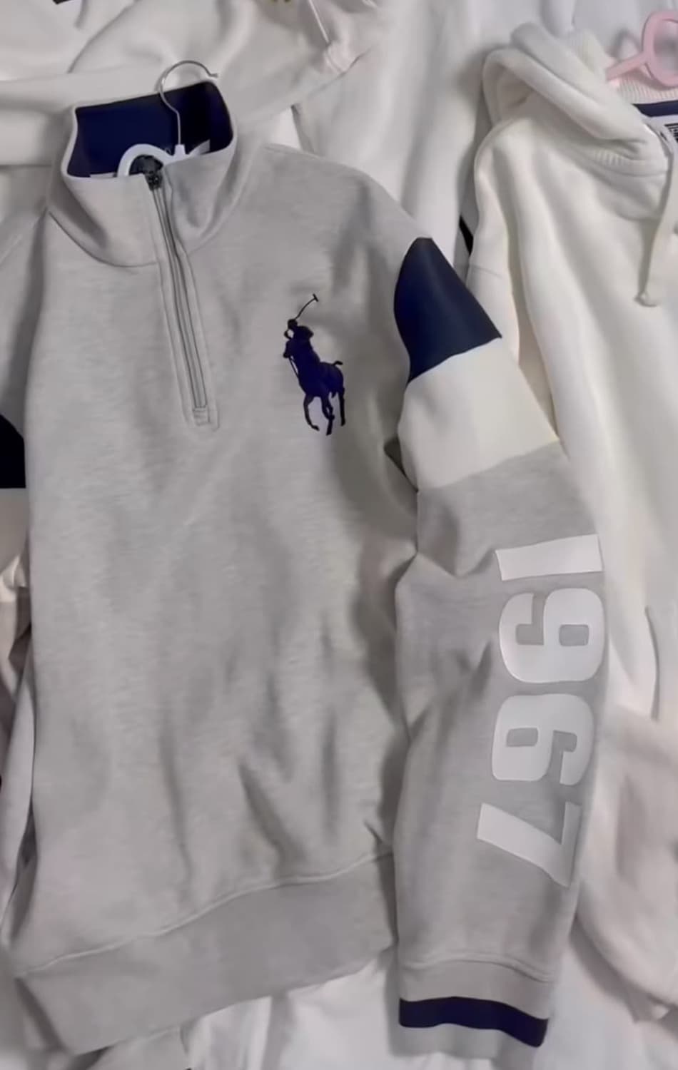 희귀) 폴로 랄프로렌 빅포니 하프집업 반집업  상품이미지1