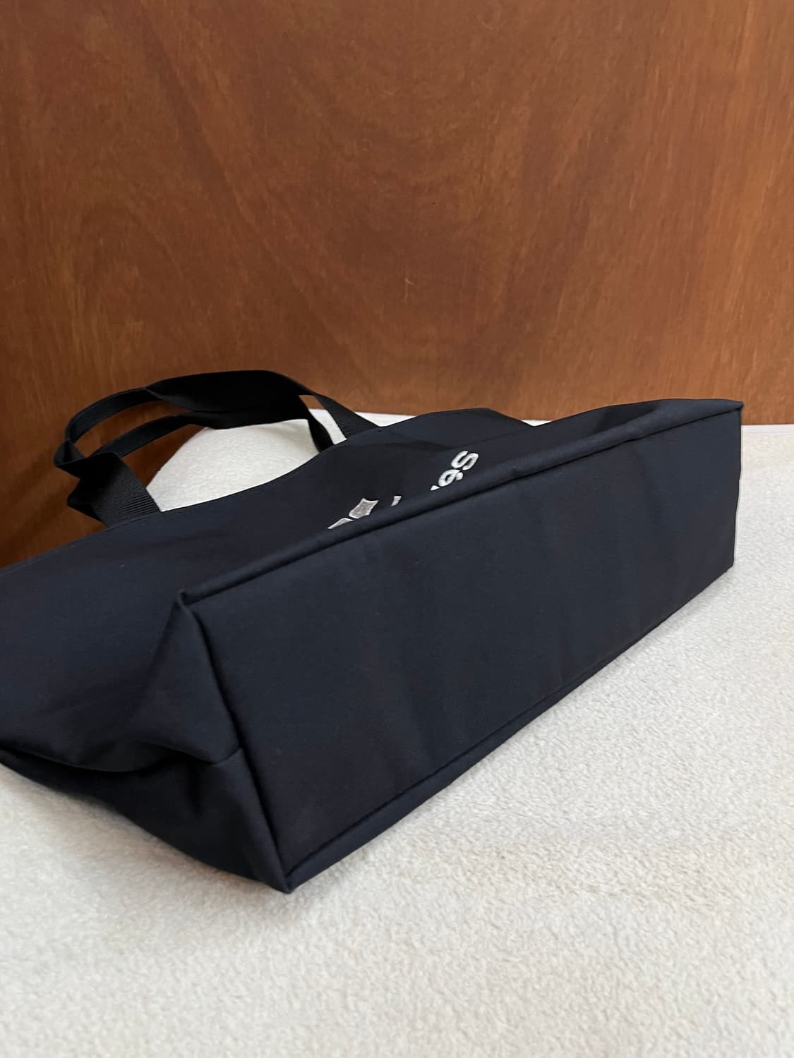 꾸레쥬 로고 쇼퍼백 블랙 상품이미지5