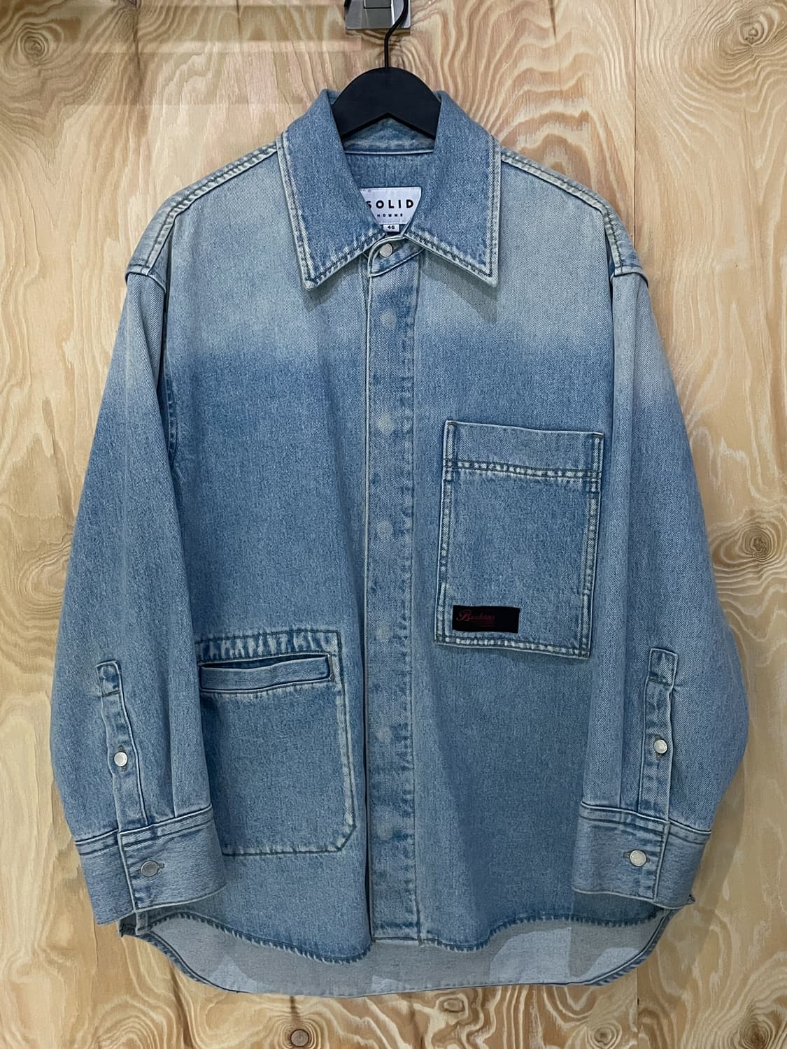 솔리드 옴므 21S/S 데님 자켓 상품이미지1