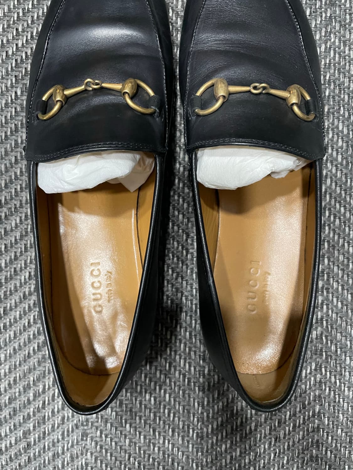 GUCCI 구찌 조던 홀스빗 로퍼 블랙 EU37/한국240 상품이미지6