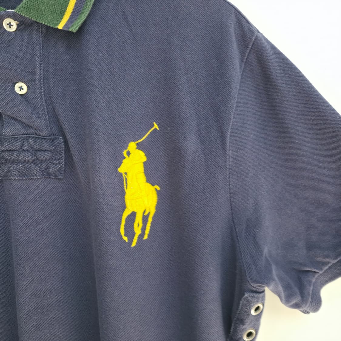 [XL] 폴로 랄프로렌 빅포니 네이비 럭비 카라티 상품이미지4