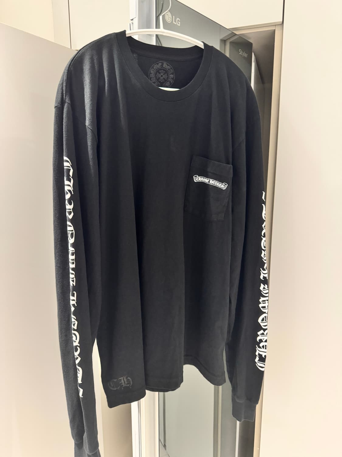 XL 크롬하츠 스크롤 로고 롱슬리브 상품이미지1