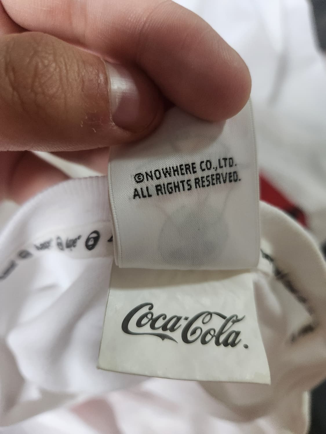 베이프 코카콜라 한정판 콜라보 반팔티 상품이미지6