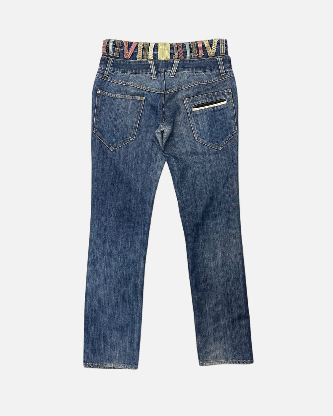 AMP double weist 2-tone punk jean 상품이미지5