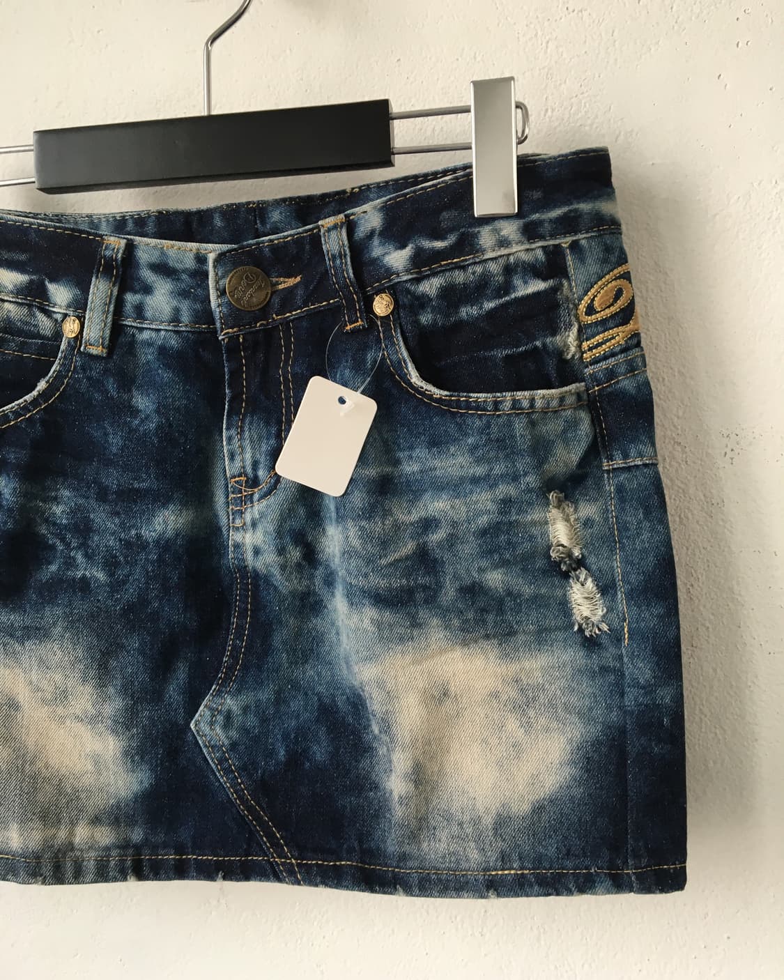 Back point denim skirt 상품이미지3
