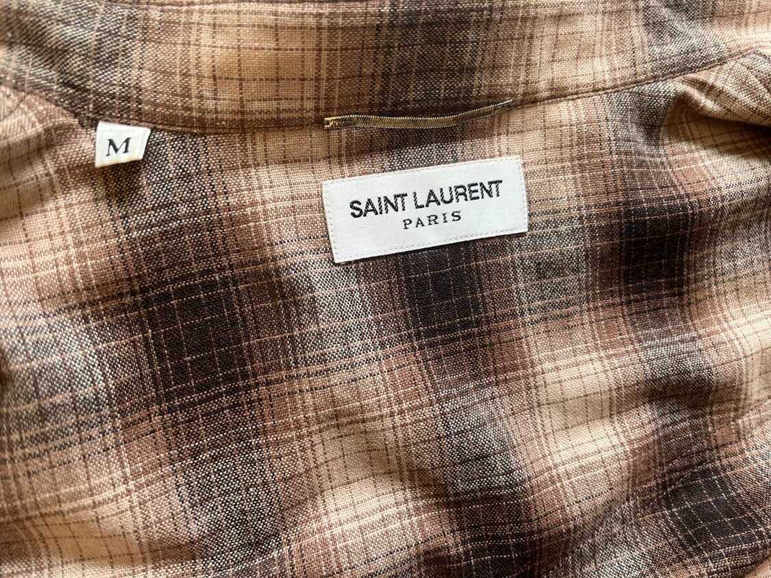 15AW SAINT LAURENT PARIS WESTERN SHIRTS 상품이미지8