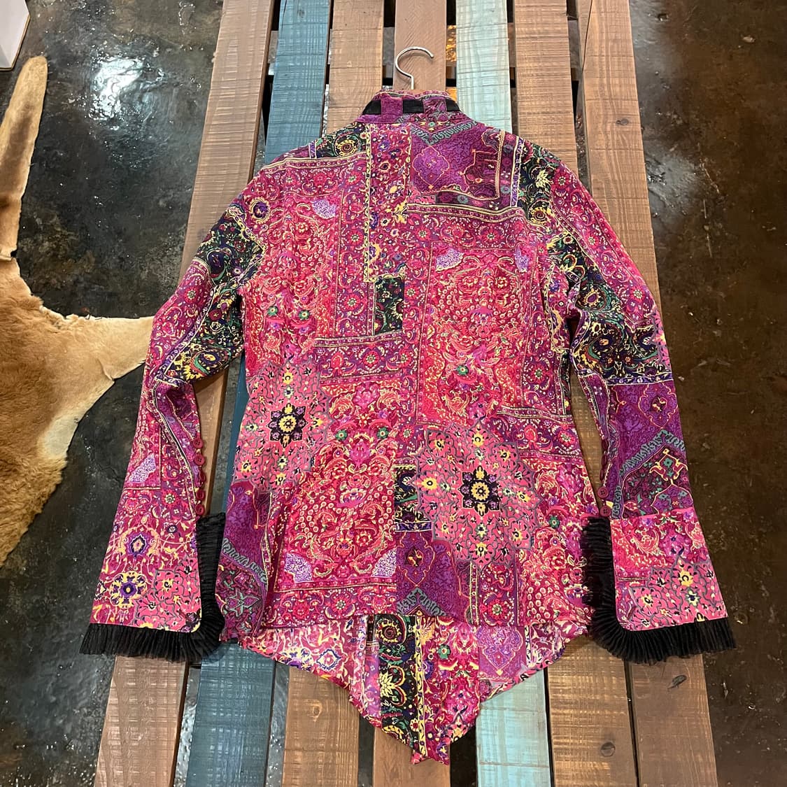 8~90s 포피 모레니 러플 커프스 셔츠 상품이미지9