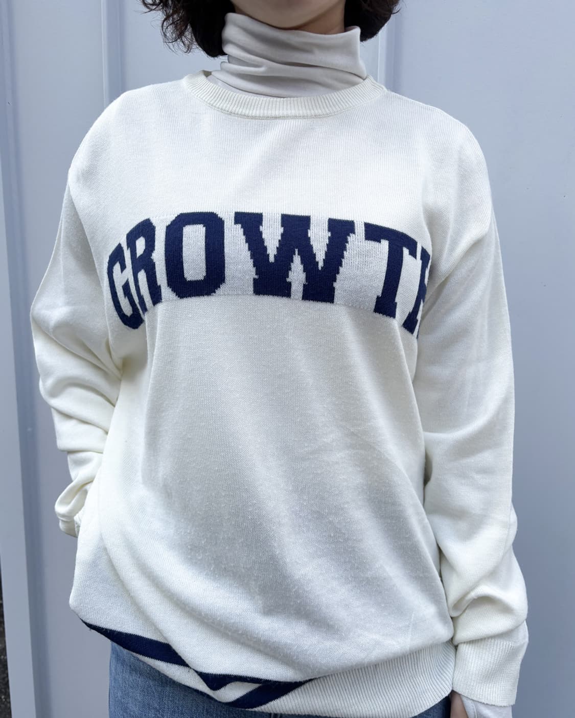 일본빈티지 그로스 니트티셔츠 상품이미지3