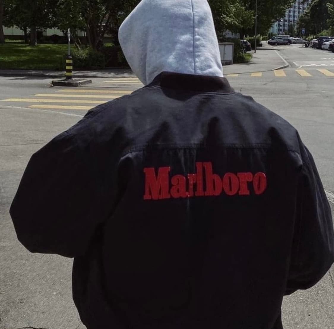 90s 말보로 리버시블 봄버 자켓 상품이미지1