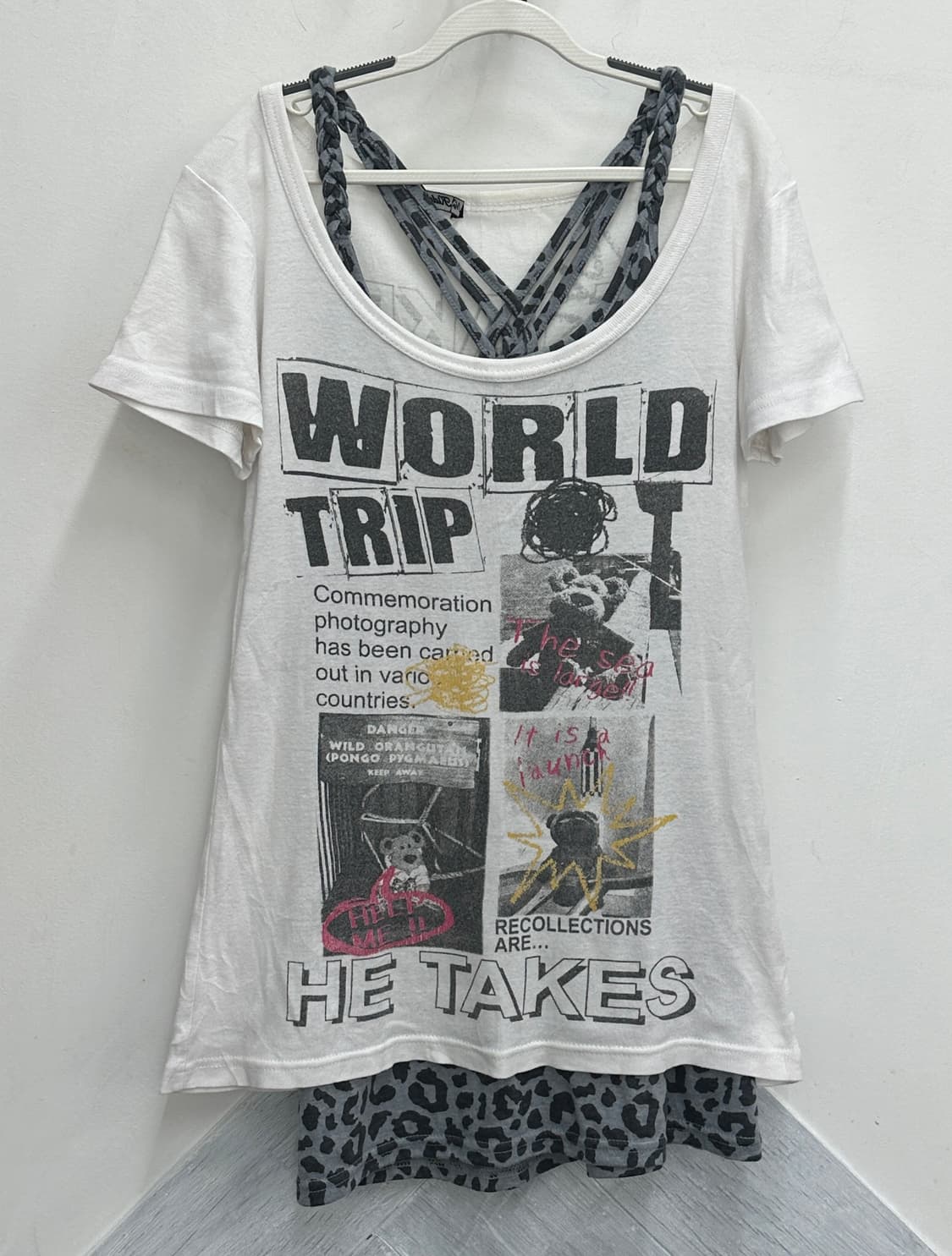 ⛓️나나의 펑크 레오파드 코디세트⛓ 락시크 일본 빈티지  보헤미안 상품이미지2
