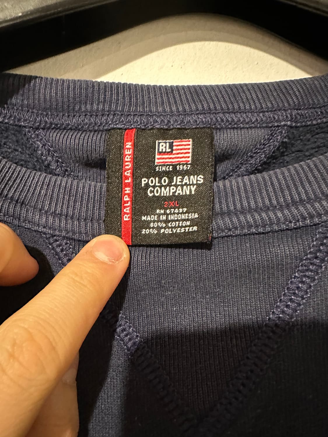 빈티지 00s 폴로 진스 스웻셔츠  상품이미지5