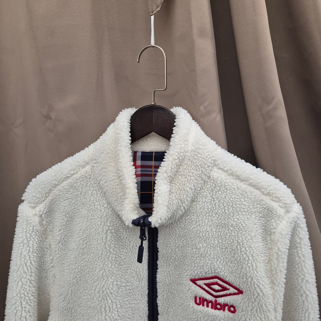 엄브로 뽀글이 플리스 자켓 아이보리 95 상품이미지3