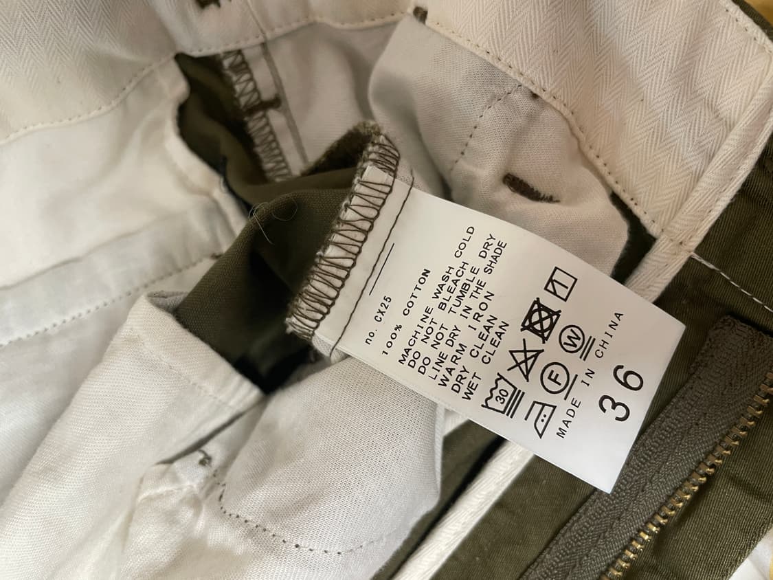 IENA 코튼 카고 롱스커트 카키 36 상품이미지5