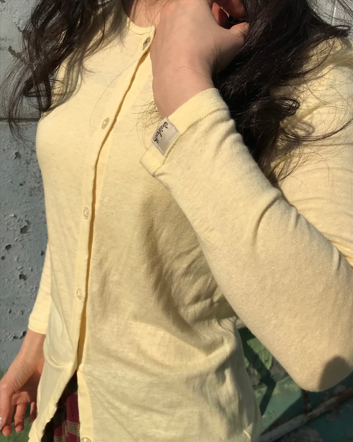 소프트 옐로우 가디건 상품이미지3