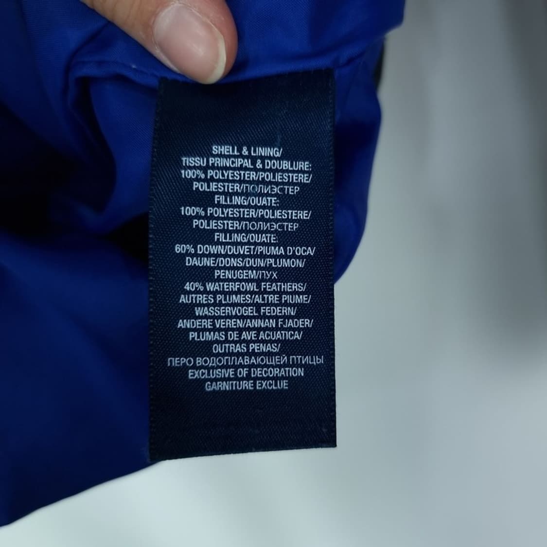 [폴로 랄프로렌] 포니 로고 자수 덕다운 후드 패딩 블랙 M18416 상품이미지8