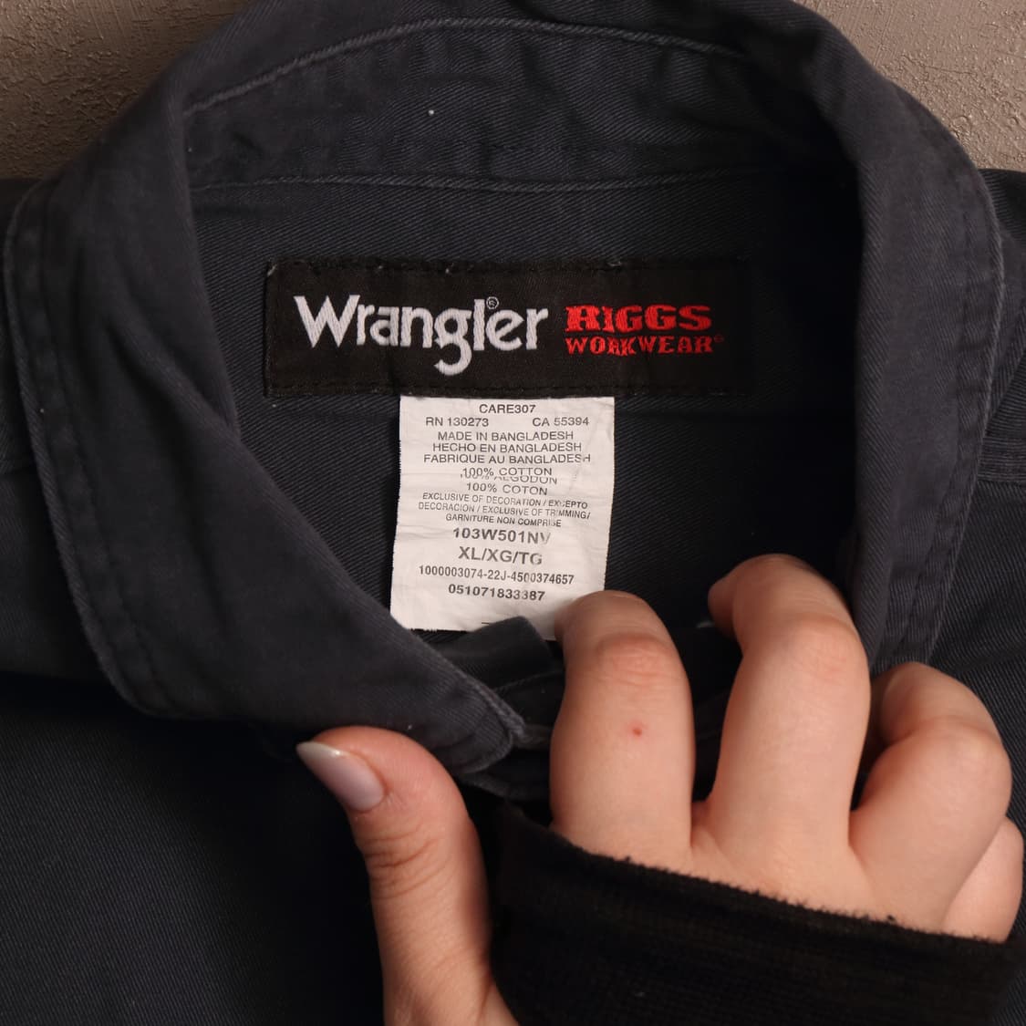 랭글러 릭스 헤비코튼 워크셔츠 A1516 상품이미지3