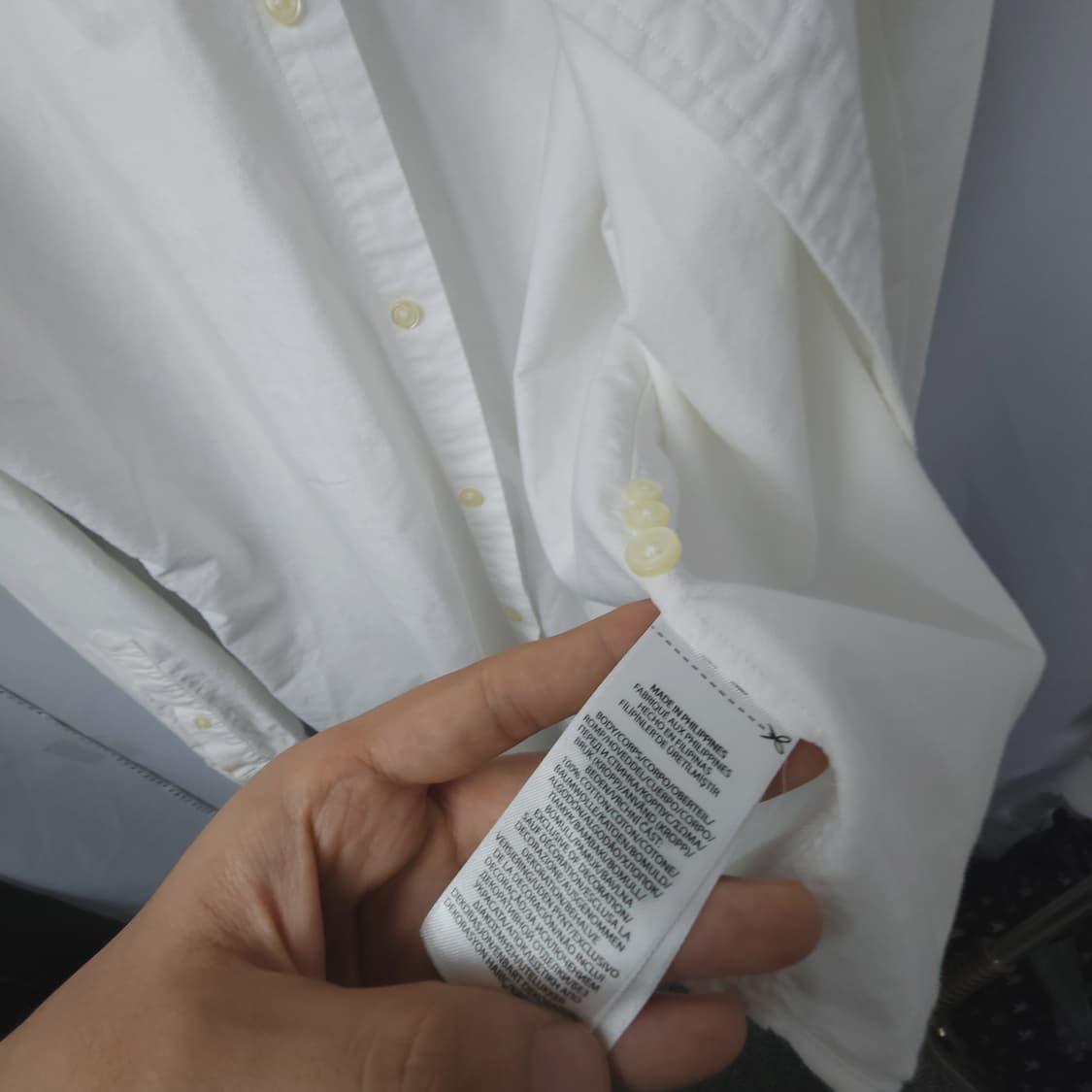 77(110) 폴로랄프로렌 정품 긴팔 셔츠 화이트  상품이미지6