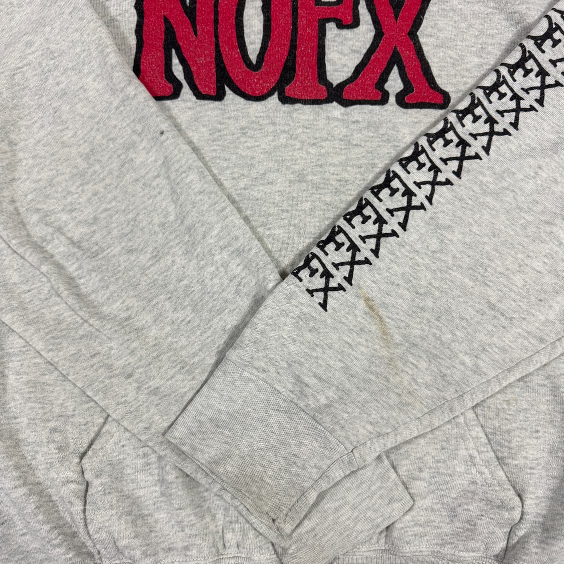 빈티지 90s NOFX Distressed 노에펙스 디스트레스드 후드티 상품이미지5