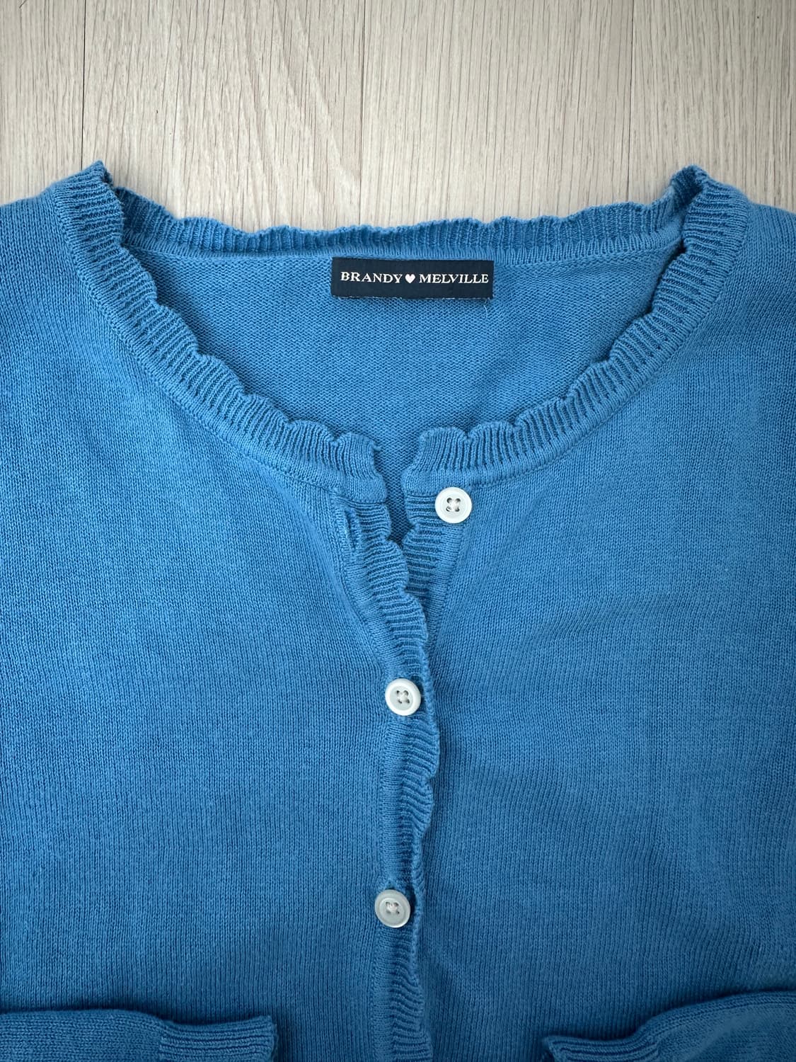 Brandy melville 브랜디멜빌 zoe 가디건 [블루] 상품이미지5