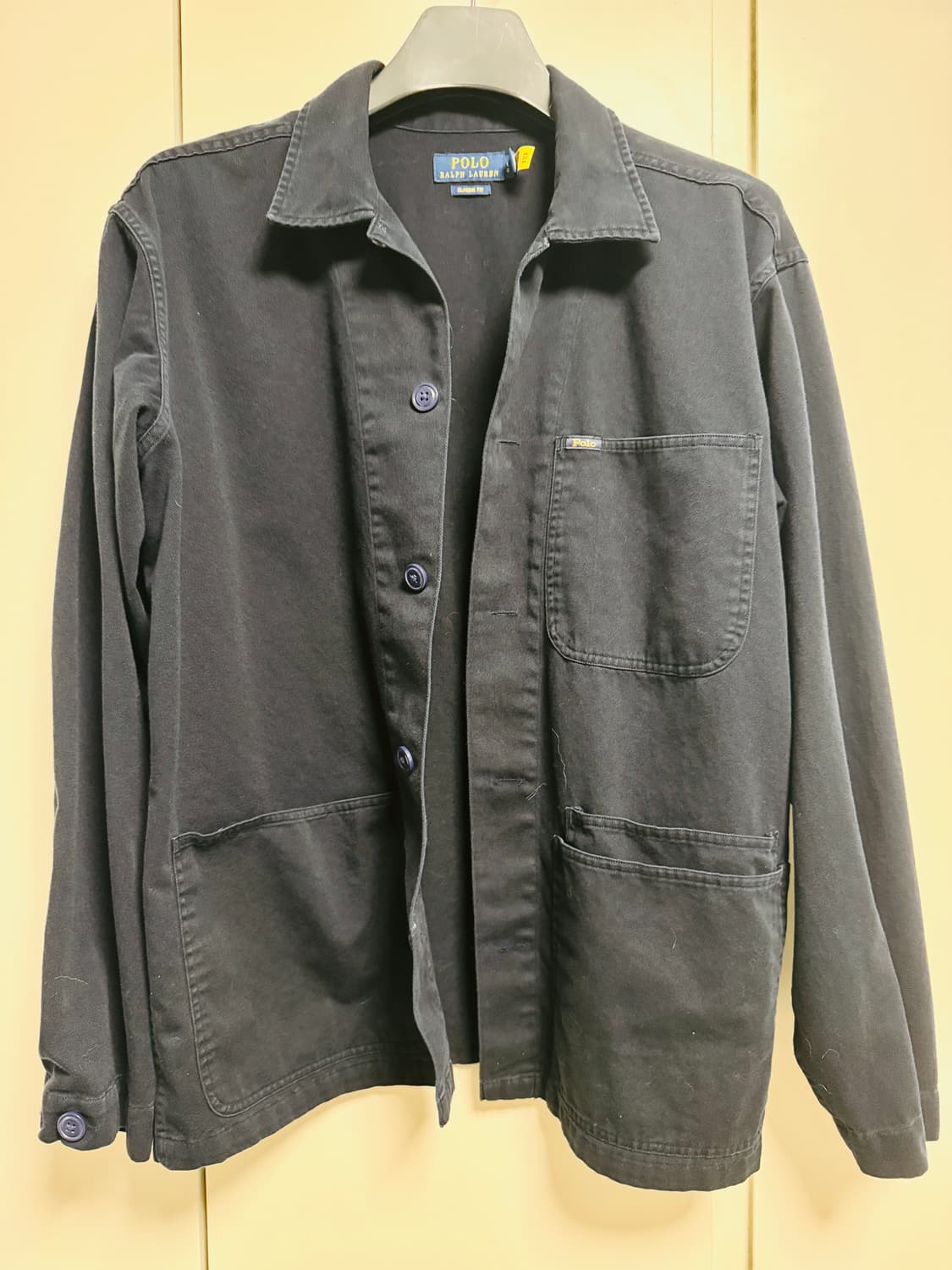 폴로랄프로렌 코튼 유틸리티 프렌치 워크자켓 네이비 L사이즈 상품이미지1